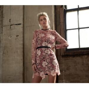 Talulah The Passion Long Sleeve Mini Dress In Pink Multi